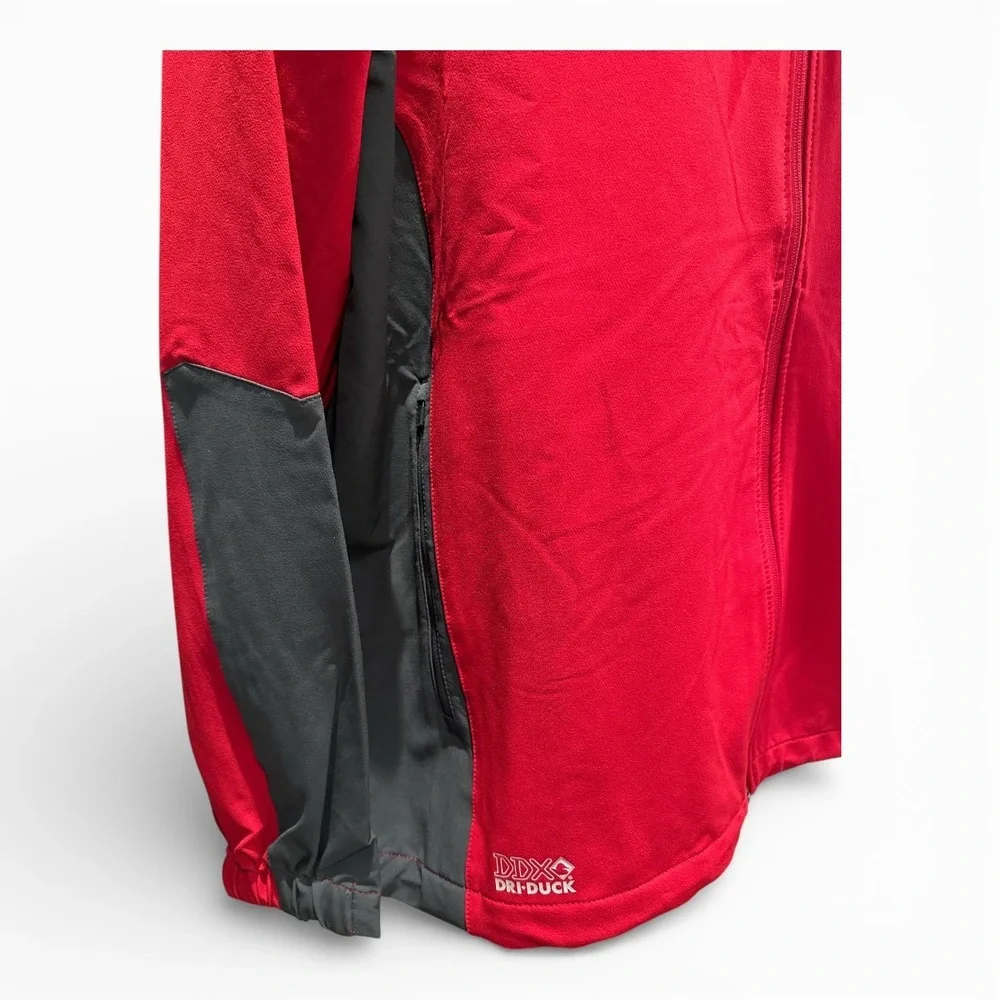 Dri-Duck 5309 Baseline Softshell Jacket Men's 3XL‎ Red Gray Wind Water Resistant